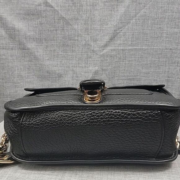 Michael Kors Cooper Black Pebbled Leather Messenger Crossbody Shoulderbag  - Picture 11 of 11